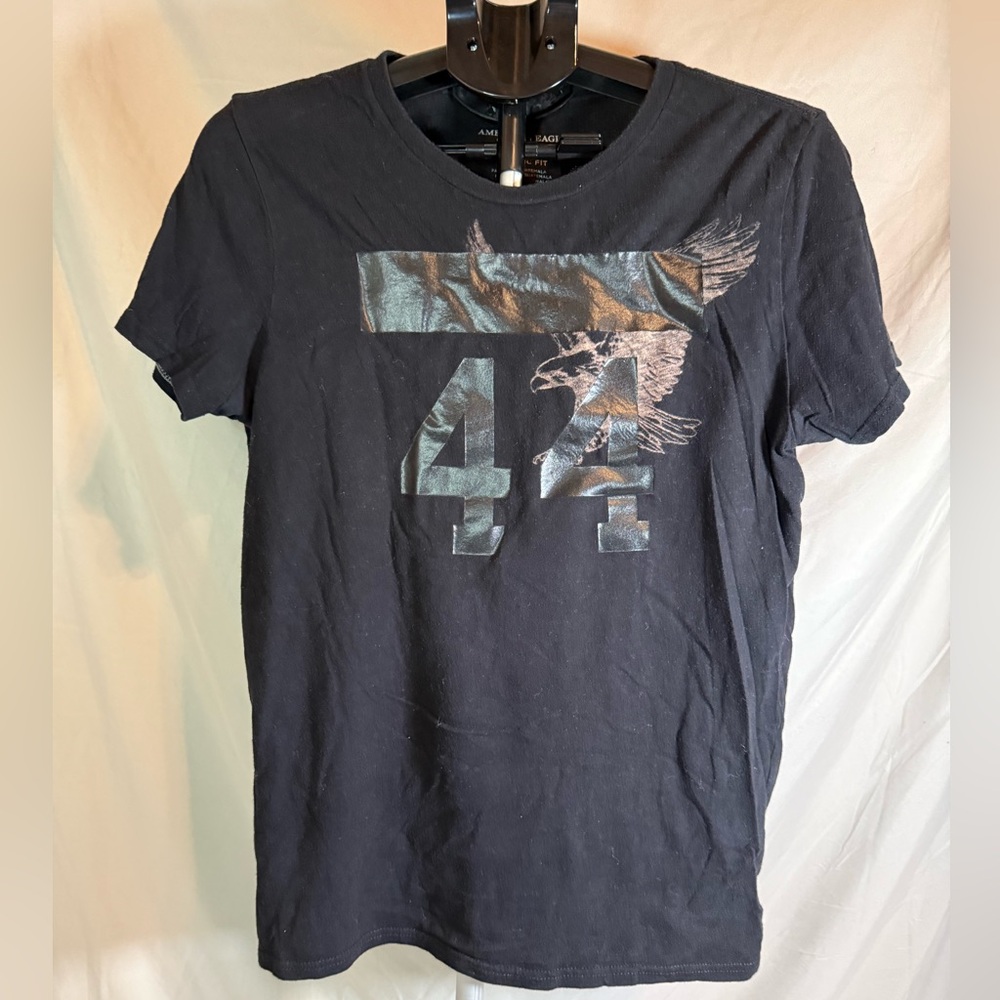 American Eagle Outfitters‎ Graphic T-Shirt – Black (Men's Small) 🦅👕